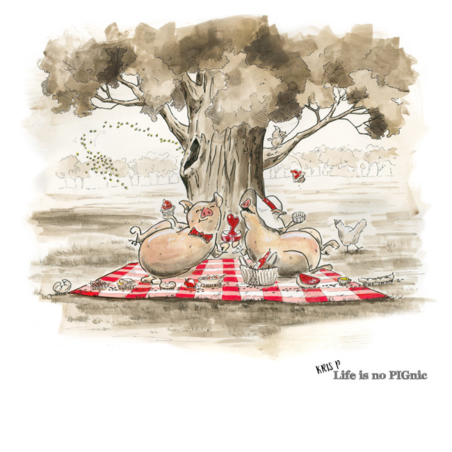Life is no PIGnic by Jt Vegar